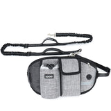 Dog Training Waist Bag, Hands-free Outdoor Pet Running Walking Leash, Portable Dog Food Water Cup Storage Bags