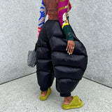 Women's Street Fashion, Round Warm Leisure Cotton-padded Pants
