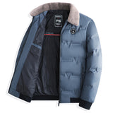 Men's Fur Collar All-matching Warm, Winter Cotton-padded Jacket