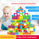 Large Wooden Educational Building Blocks Set
