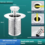 Washbasin Leaking Plug, Bounce Core Drainer Accessories with Strainer