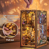 DIY Model, Cottage Magic Book Stand, Assembled Small House, Three-dimensional Building
