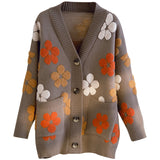 New Ladies Knitted Sweater Cardigan Jacket