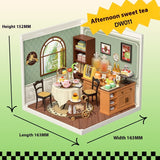 Toy Assembled Model, House Christmas Gift Building Blocks