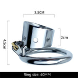 Short Chastity Locks for Men, Catheter Device