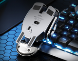 Metal 2.4G Gaming, Wireless Office Home, Silent Rechargeable Waterproof Mouse