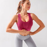 Women's Sports Bra, Breathable Mesh Fitness Top