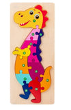 Children's Cartoon, Numbers, Animals Puzzle Set (Pack of 2)