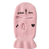 Knitted Three-hole Headgear, Fashion Monkey Cap (Pack of 2)