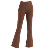 Female Bell-bottom Pants, High Waist, Tight Sports Yoga Trousers