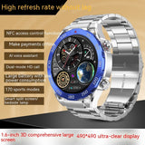 Waterproof, Multi-functional Ultra-thin-16, Large Screen, Heart Rate, Blood Pressure Monitoring, Bluetooth Calling, Smartwatch
