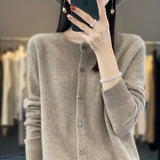 Plus Size Cardigan or Coat, Loose Round Neck Sweater