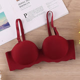 One-piece Seamless, Growing Breasts Strapless Bra, Shumei Students' Underwear