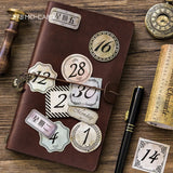 Vintage Payment Collection Box Stickers