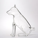 Glass Craft Wine Chinese Zodiac Dog Bubble Whiskey Bottle