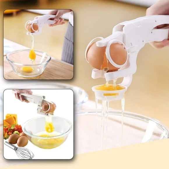 Egg Shell Cracker, Handheld Plastic Egg Breaker, Egg Opener, Creative Egg Separator, Tool Kitchen Gadgets