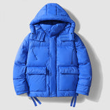 Winter Fleece-lined Thickened Boys' Cotton-padded Jacket, Casual Men's Jumper