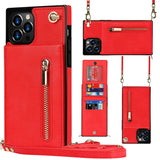 Zipper Phone Case, Crossbody Phone Cover with Strap