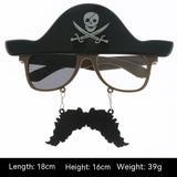 Halloween Funny Beard Ball Props – Skull Pirate Party Decoration