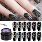 Nail Art, Metal Brushed Nail Glue