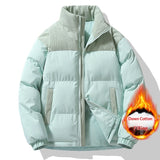 Unisex Winter Stand Collar Padded Jacket – Warm, Versatile Outerwear