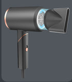 Foldable Magnetic Hair Dryer with Suction Nozzle – Portable Compact Blower