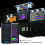 Smart LED RGB Curtain String Lights Bluetooth App Control Christmas Fairy Light Garland DIY Picture Display Party Wedding Decor