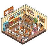 3D Landscaping Miniature Scene Stickers