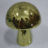 Mirror Glass Mushroom Disco Ball – Decorative Reflective Party Ornament