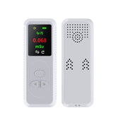 Nuclear Radiation Detector, Radioactive Geiger Counter, TFT Color Display Rays Tester with Sound Alarm Function