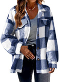 Women’s Fashion, Button-up Plush Jacket or Coat