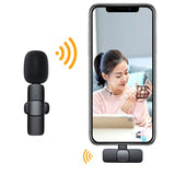 Wireless Lavalier Noise Reduction Small Microphone