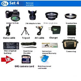 D7100 Telephoto Digital Camera, Automatic Focus 33 Million FHD HD Device