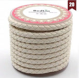 Handwoven Leather Cord for Bracelet and Necklace Making