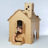 Creative Handmade DIY Parent-child Color Puzzle Toy House