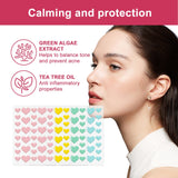 Fade Acne Marks Spot Cleaning, Closed Mouth Multi-style Graphic Acne Patch