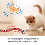 Smart Interactive Snake Cat Toy – USB Rechargeable Pet Teaser