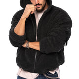 Men's Winter Coat, Double-sided Bejirog Warm Hooded Zipper Casual Jacket