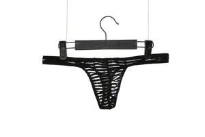 Men's T-shaped Underwear, Breathable Low Waist U Convex Panties (Pack of 2)