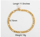18K Gold Plated Stainless Steel Fashion Anklets
