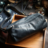 Genuine Leather Motorcycle Crossbody Fanny Pack
