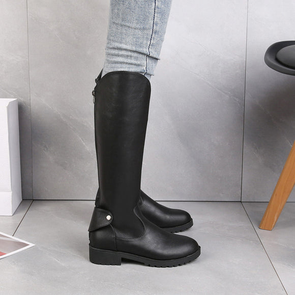 Flat Boots, Knee-on Stretch Rider