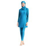 Premium Quality Plus Size Three-piece Muslim Burkini Swimsuit