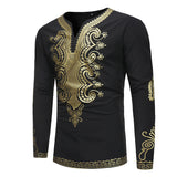 Men’s African Tu-Style Ethnic Printed Top