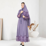 Women's Fashion, Graceful Embroidery Dress Robe