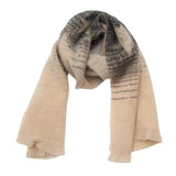 Women’s Gradient Star Scarf – Jacquard Knit Autumn Winter Circle Neck Wrap