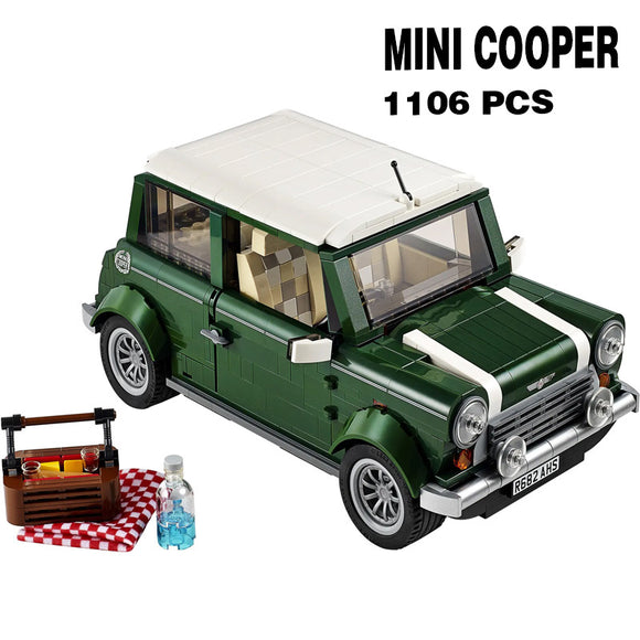 Creative Vintage Car, Building Block Toys