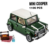 Creative Vintage Car, Building Block Toys