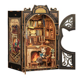 Small Frame Book Stand Assembled Model, Miniature DIY Cottage