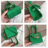 Mini One Shoulder Handbag, Stereotype Crossbody Small Square Messenger